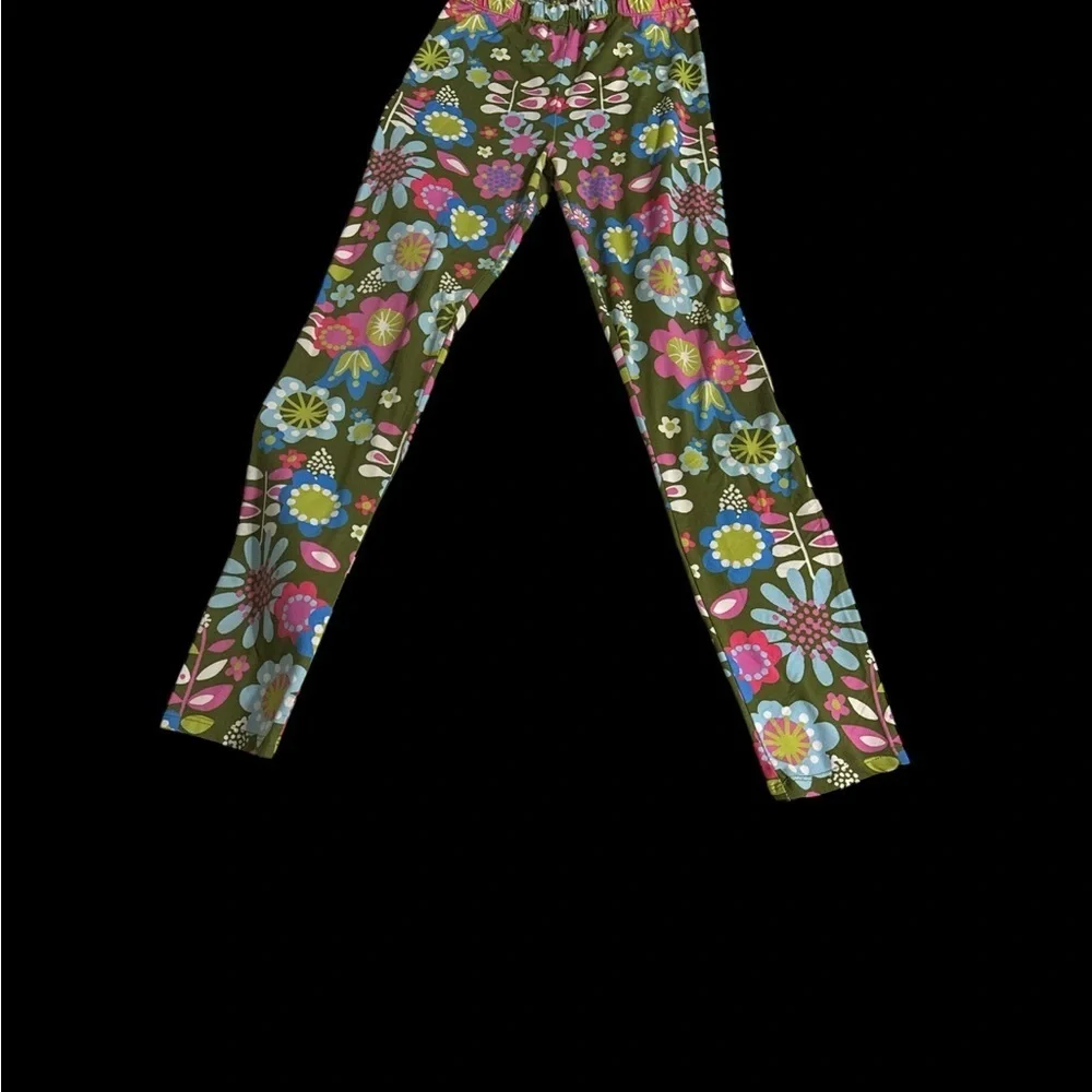 Colorful Floral Kids Leggings